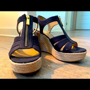 Navy Michael Kors Wedges.